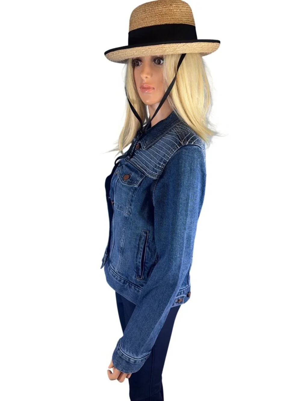 Tilley R2 Women's Medium Brim Raffia Hat UPF50 Packable MSRP$120